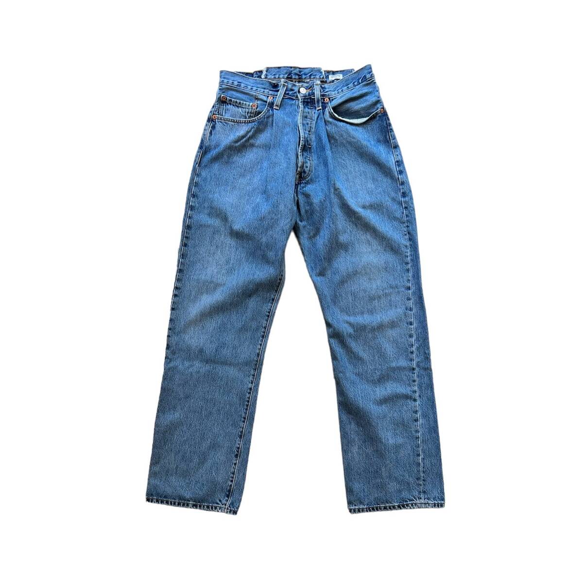 OLDPARK tuck jeans blue -M 1