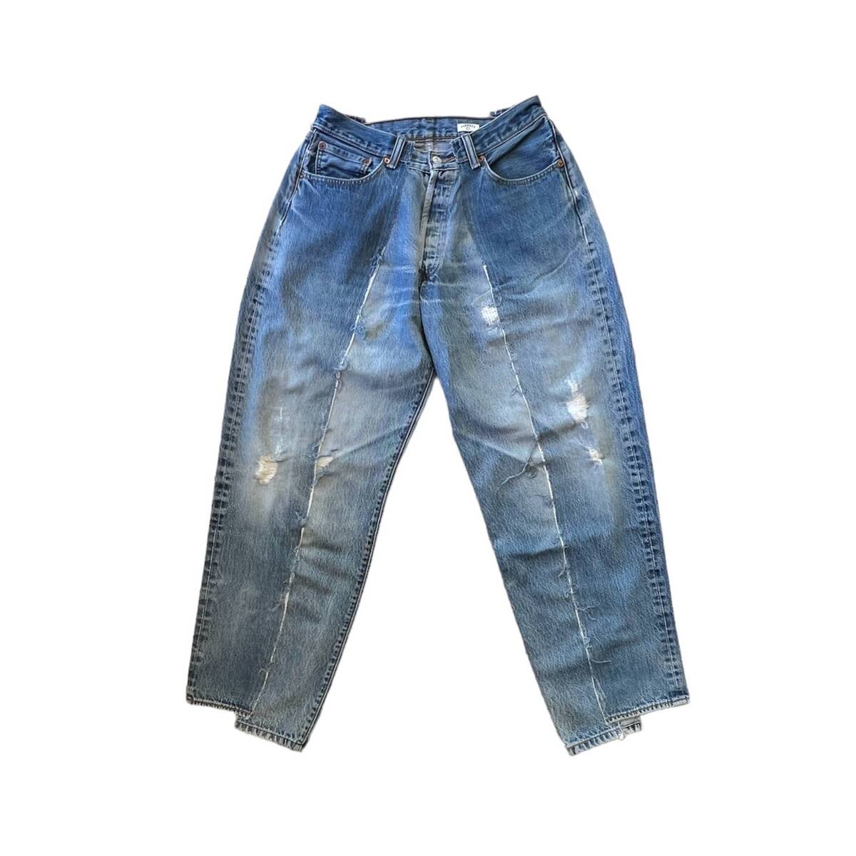 OLDPARK baggy jeans blue-M - 画像3枚目