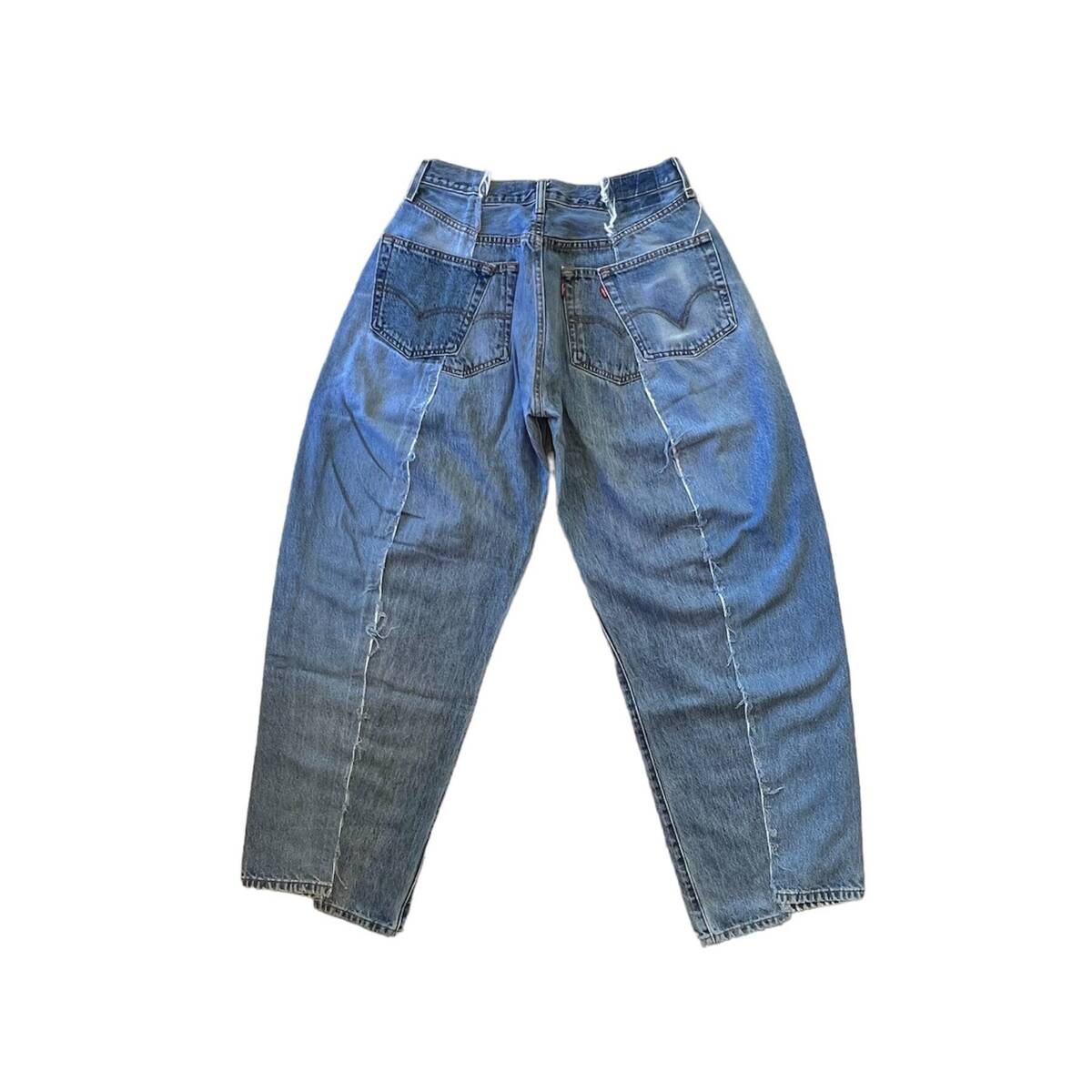 OLDPARK baggy jeans blue-M - 画像2枚目