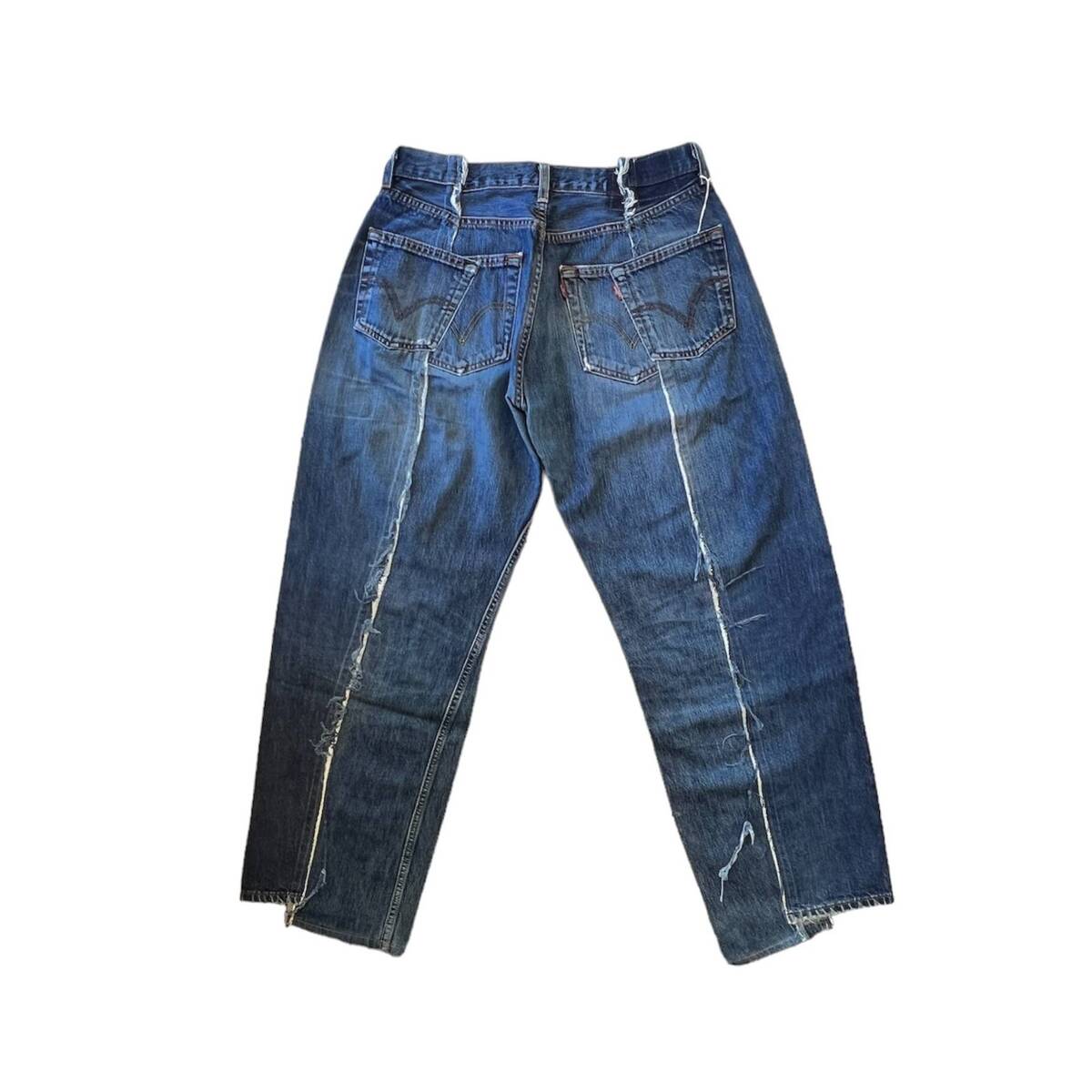 OLDPARK baggy jeans blue-L - 画像2枚目