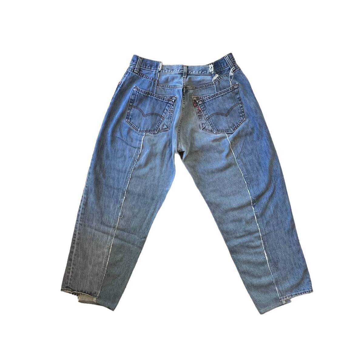 OLDPARK baggy jeans blue-L - 画像4枚目