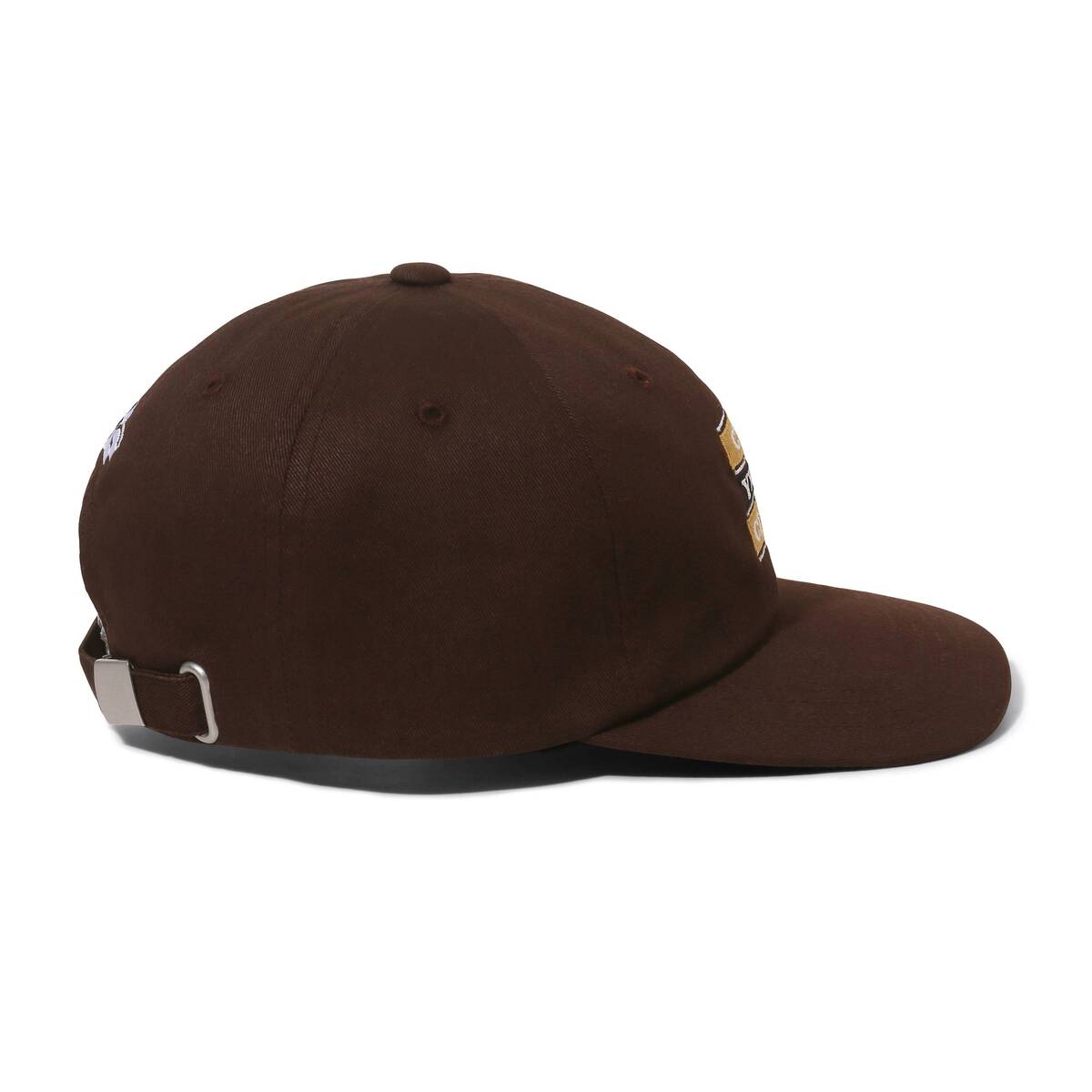 CITY COUNTRY CITY Embroidered Logo Cotton Cap souund city country city -brown - 画像4枚目