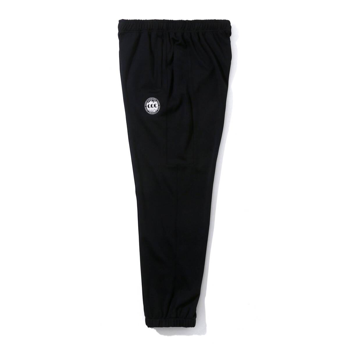 CITY COUNTRY CITY Embroidered Logo Switching track Pants-black - 画像4枚目