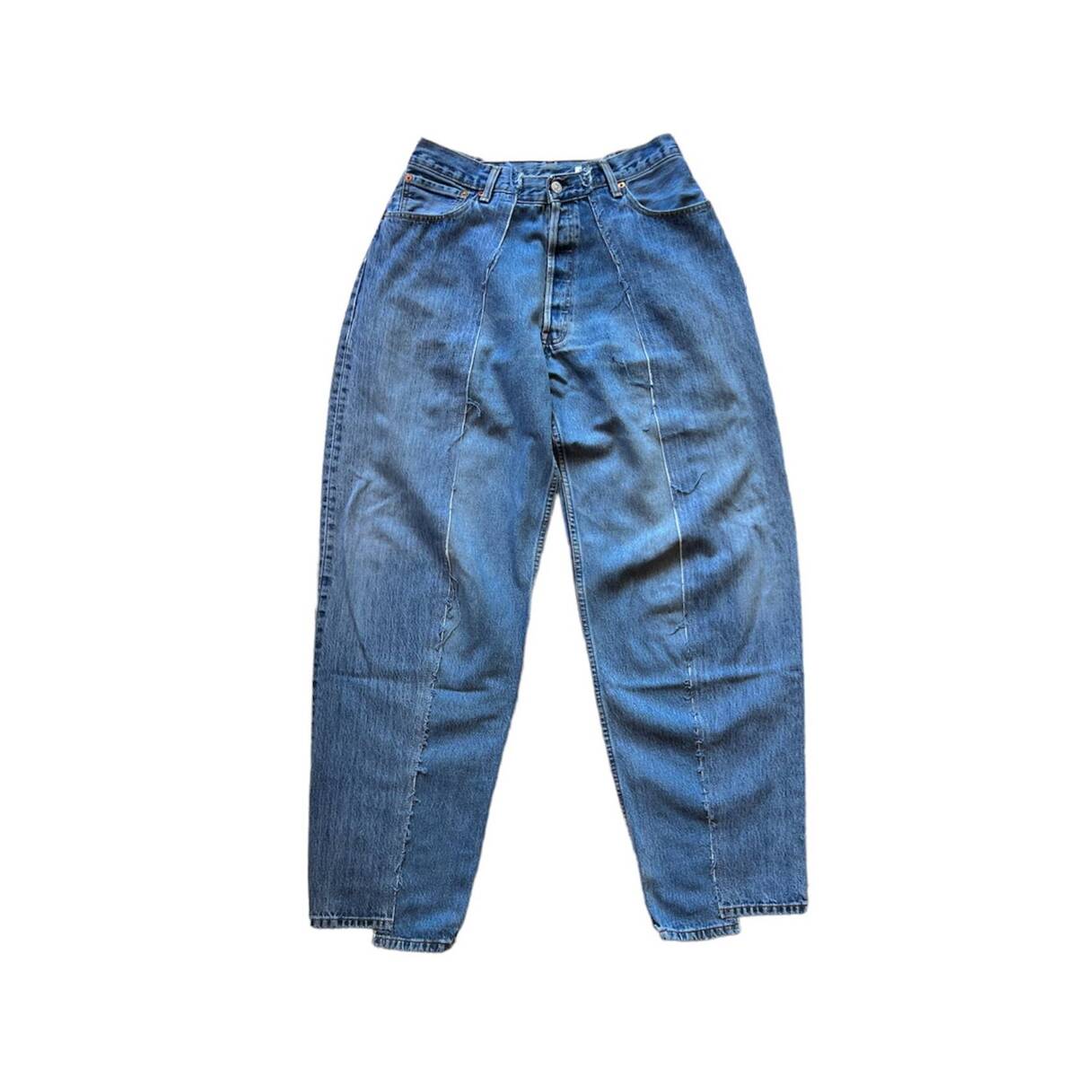 OLDPARK baggy jeans blue-M - 画像3枚目