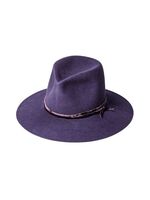 TAKAHIROMIYASHITATheSoloist nobled hat / vervet ribbon - purple 1