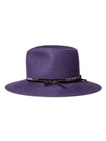 TAKAHIROMIYASHITATheSoloist nobled hat / vervet ribbon - purple 3