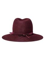 TAKAHIROMIYASHITATheSoloist nobled hat / vervet ribbon - bordeaux 4