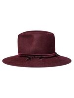 TAKAHIROMIYASHITATheSoloist nobled hat / vervet ribbon - bordeaux 3