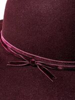 TAKAHIROMIYASHITATheSoloist nobled hat / vervet ribbon - bordeaux 5