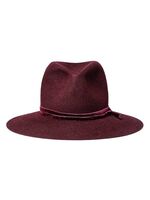 TAKAHIROMIYASHITATheSoloist nobled hat / vervet ribbon - bordeaux 2