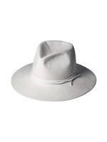 TAKAHIROMIYASHITATheSoloist nobled hat / vervet ribbon - white 1