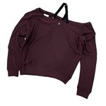 TAKAHIROMIYASHITATheSoloist drop shoulder crewneck sweat shirt - bordeaux 1