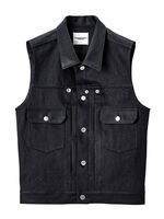 TAKAHIROMIYASHITATheSoloist right-left sleeveless jean jacket 1