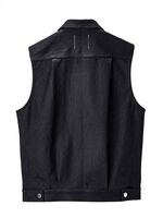 TAKAHIROMIYASHITATheSoloist right-left sleeveless jean jacket 4