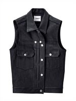 TAKAHIROMIYASHITATheSoloist right-left sleeveless jean jacket 3