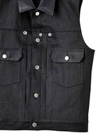 TAKAHIROMIYASHITATheSoloist right-left sleeveless jean jacket 2