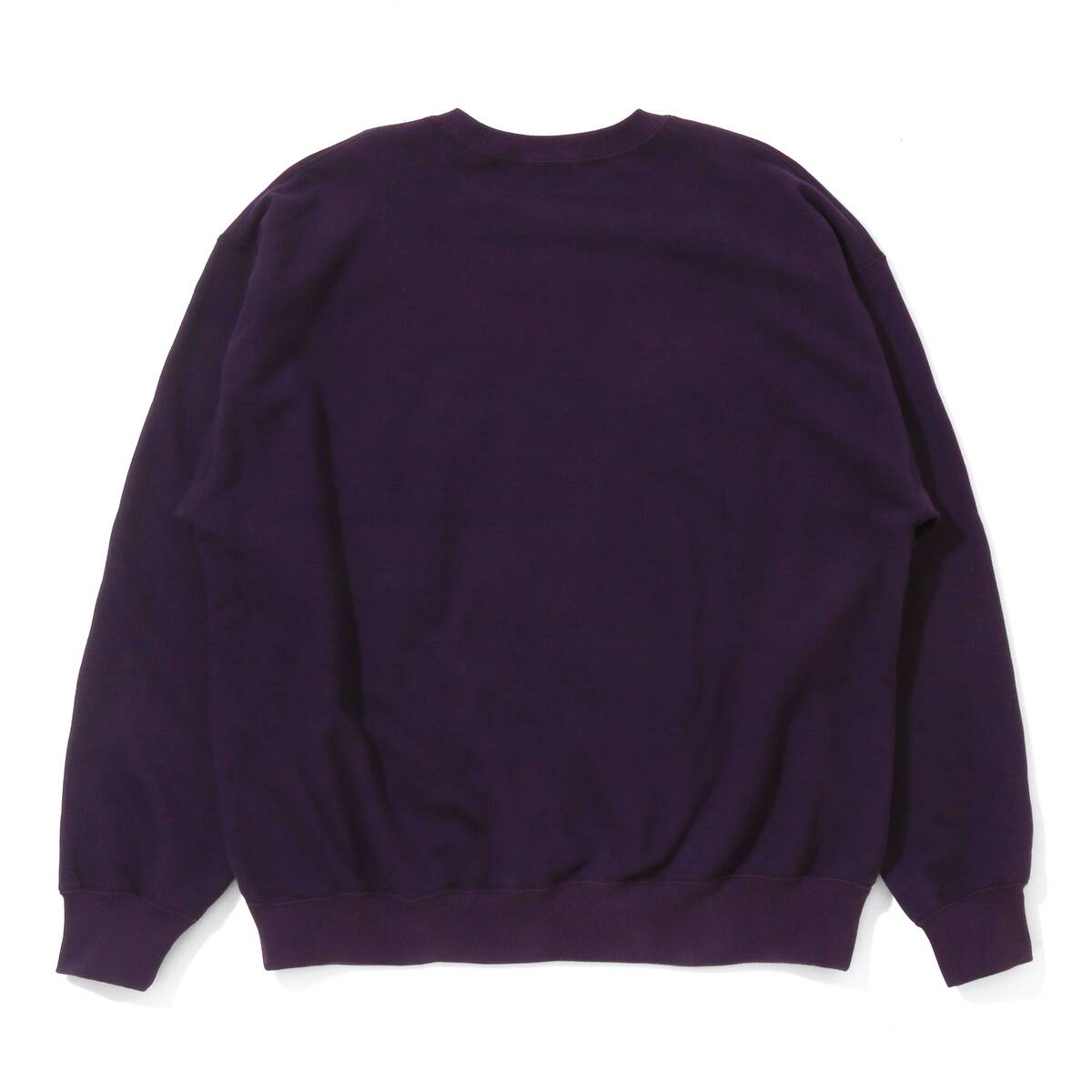 CITY COUNTRY CITY cotton Sweat Shirt College Logo -purple - 画像2枚目