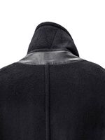 TAKAHIROMIYASHITATheSoloist right-left pencil silhouette single breasted pea coat 4