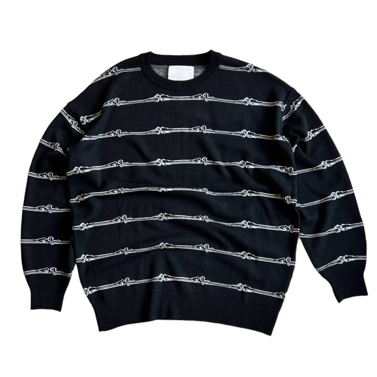 TOWN CRAFT born stripe crew neck sweater 1