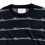 TOWN CRAFT born stripe crew neck sweater 2