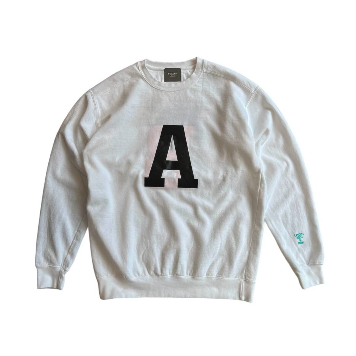 TODAY edition A,B Reversible sweat shirt 1