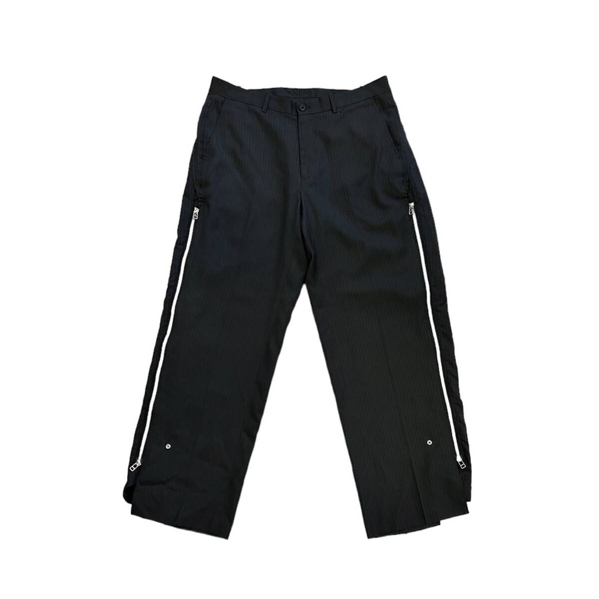 OLDPARK zip baggy pants slacks -M 1