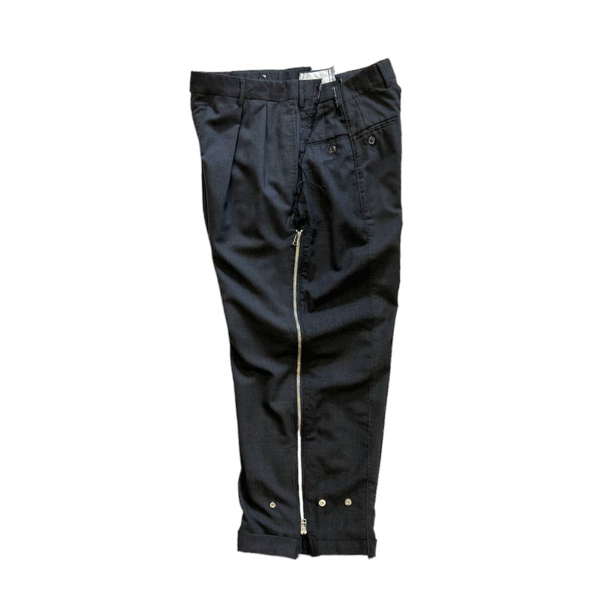 OLDPARK zip baggy pants slacks -S - 画像3枚目