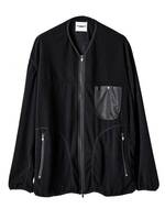 TAKAHIROMIYASHITATheSoloist back gusset sleeve full zip fleece jacket 1