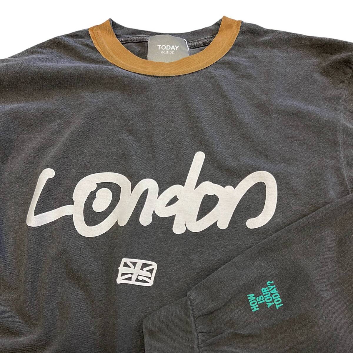 TODAY edition LONDON long sleeve T-shirt - 画像2枚目