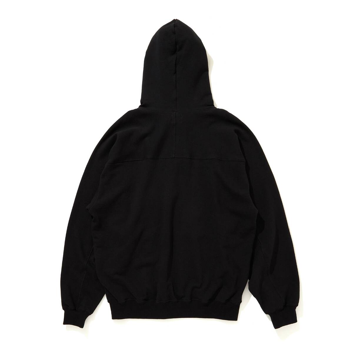 CITY COUNTRY CITY Embroidered Logo Switching Cotton Zip Up Hoodie - 画像4枚目