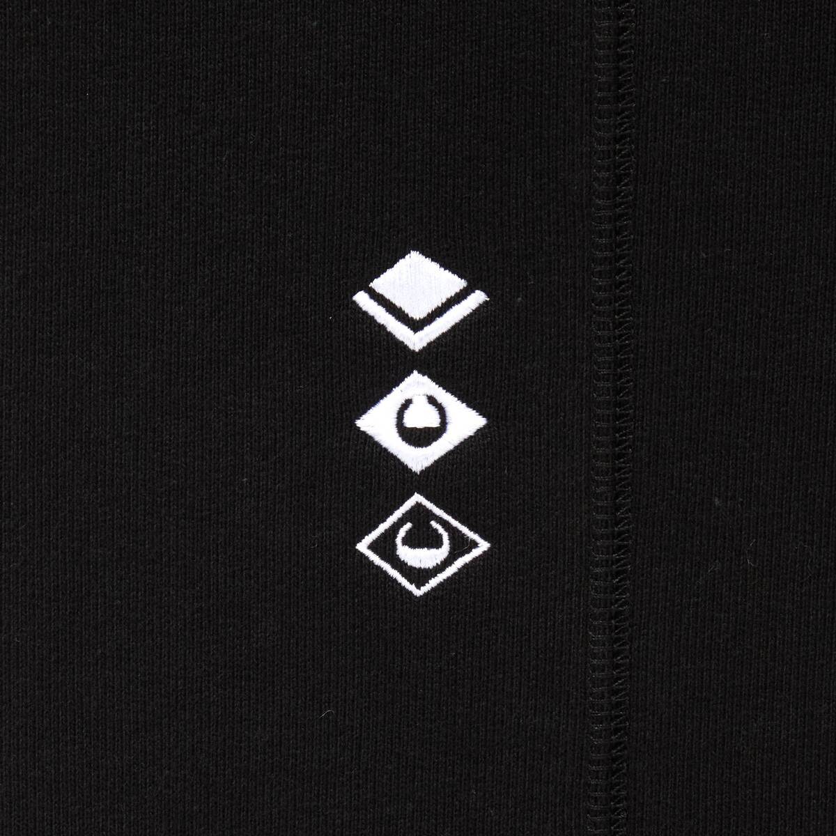 CITY COUNTRY CITY Embroidered Logo Switching Cotton Zip Up Hoodie - 画像3枚目