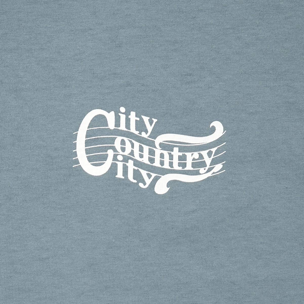 CITY COUNTRY CITY cotton T-Shirts C - 画像2枚目