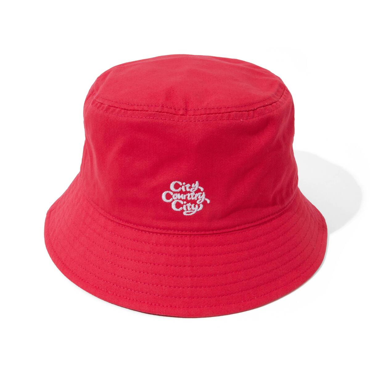 CITY COUNTRY CITY Embroidered Logo Washed Cotton Hat -pink - 画像2枚目