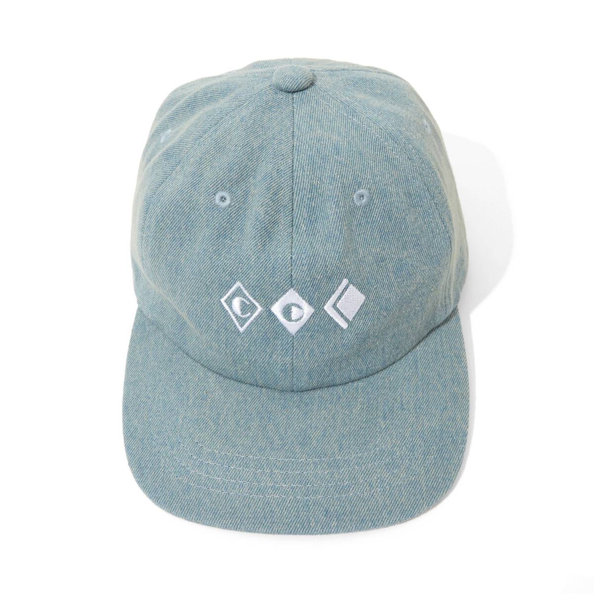 CITY COUNTRY CITY Embroidered Logo Denim Cap CITY COUNTRY CITY -light blue - 画像2枚目