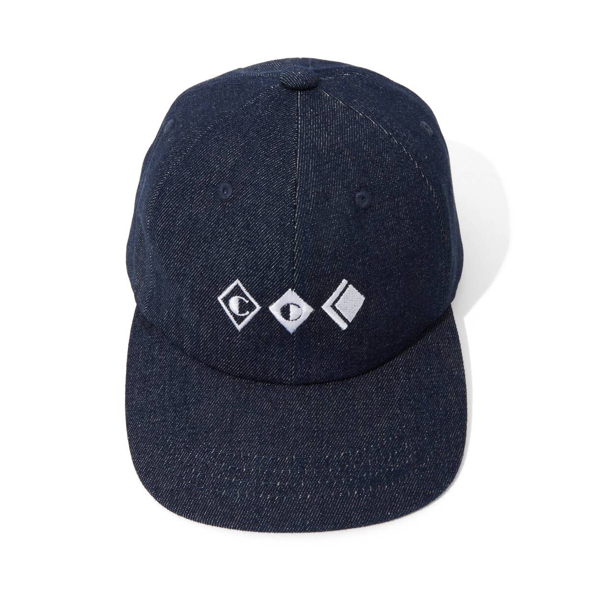 CITY COUNTRY CITY Embroidered Logo Denim Cap CITY COUNTRY CITY -blue - 画像2枚目