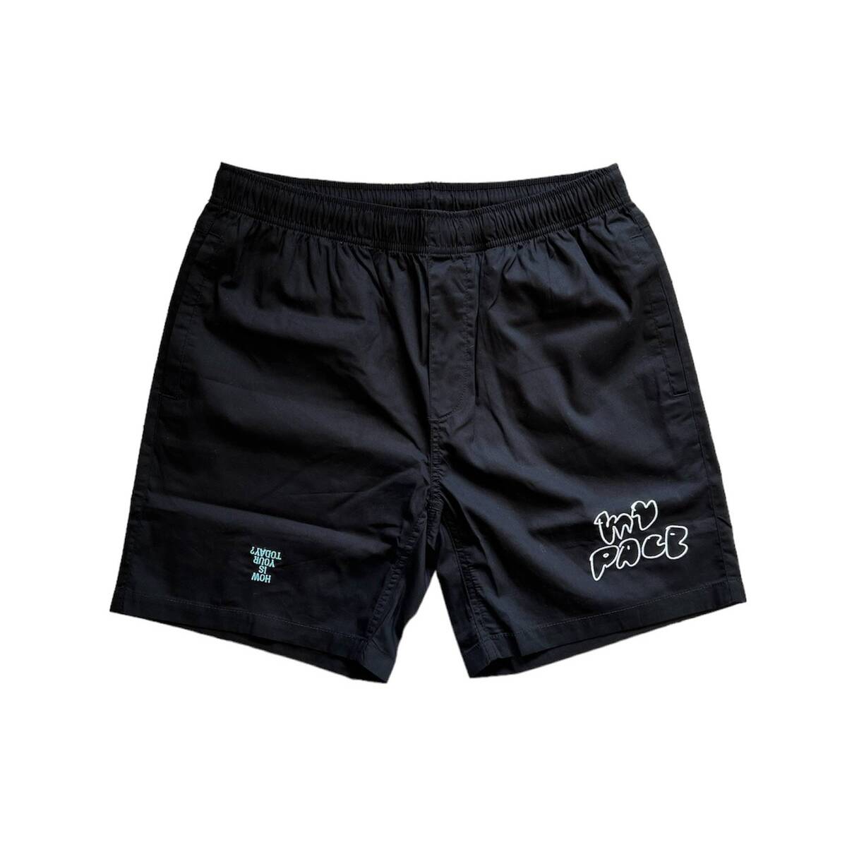 TODAY edition MY PACE Easy Shorts -black - 画像1枚目