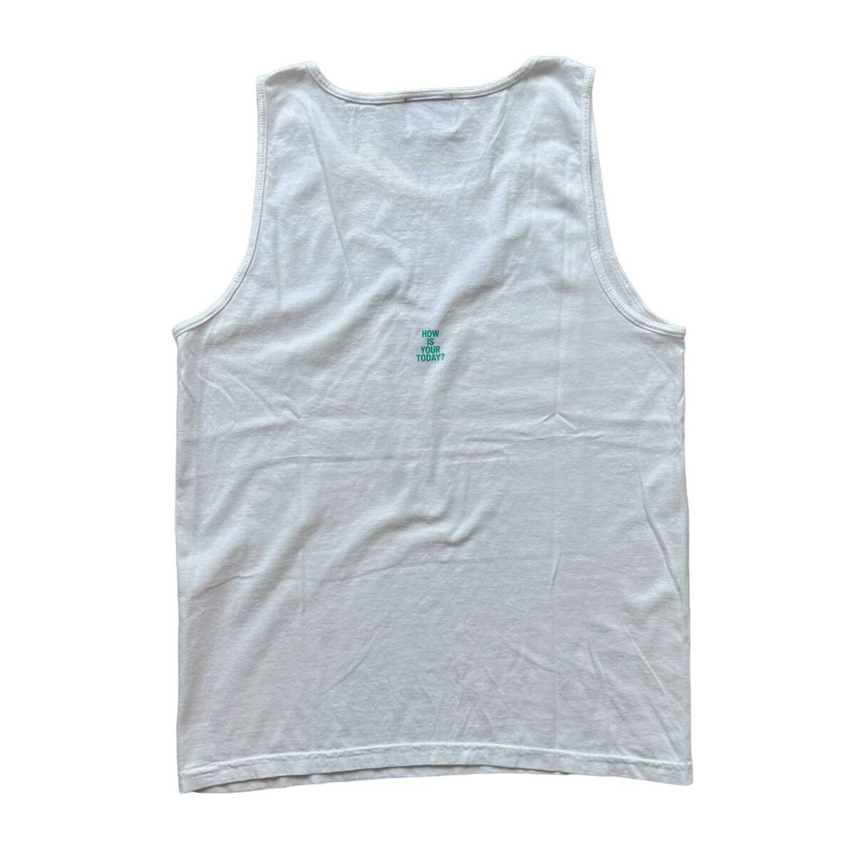 TODAY edition "TODAY IS" Tank Top -white - 画像3枚目