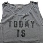 TODAY edition "TODAY IS" Tank Top -black 2