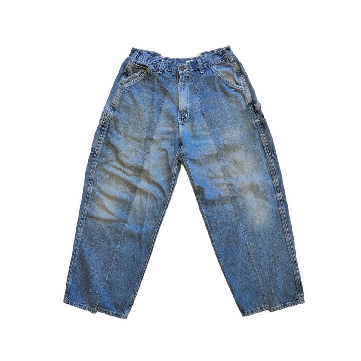 OLDPARK baggy painter pants blue-L 1