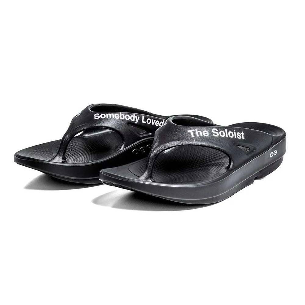 TAKAHIROMIYASHITATheSoloist oofos flip-flop -black 1