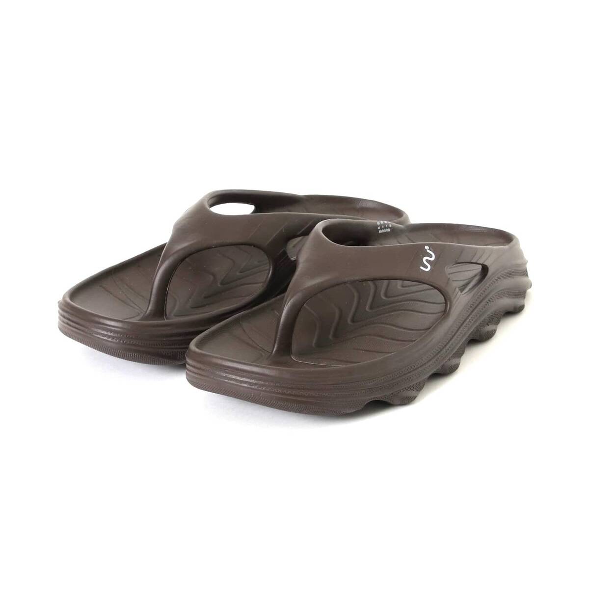 doubleu RIVA MEN recovery sandals -C Brown - 画像1枚目