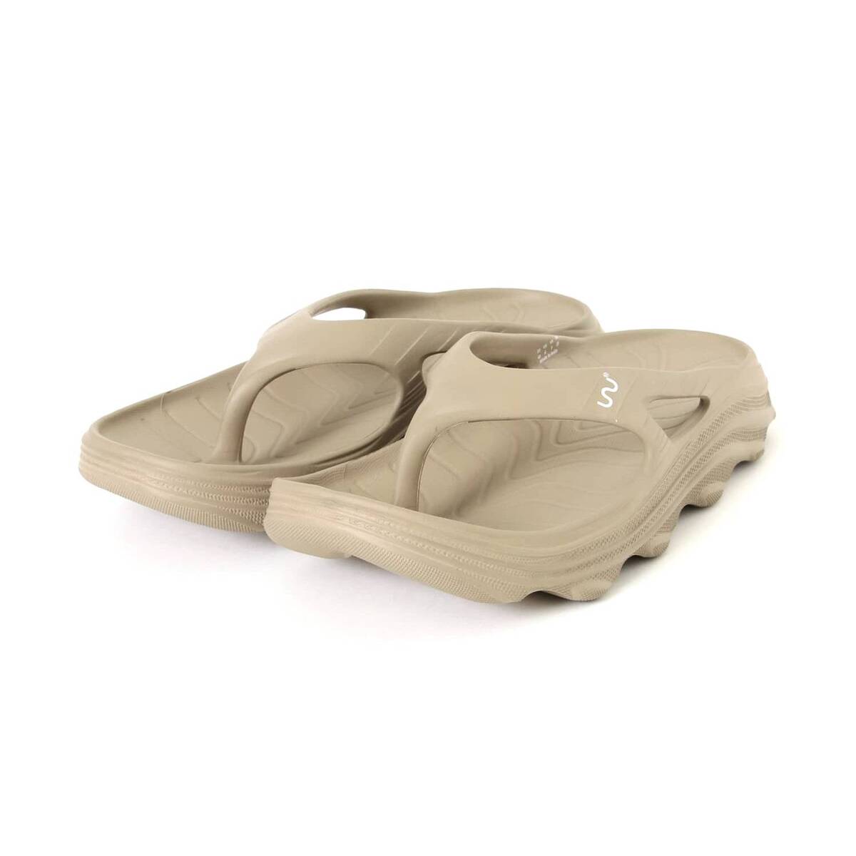 doubleu RIVA MEN recovery sandals -Khaki - 画像1枚目