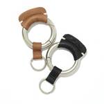 CITY COUNTRY CITY x hobo round key ring with cow leather 1