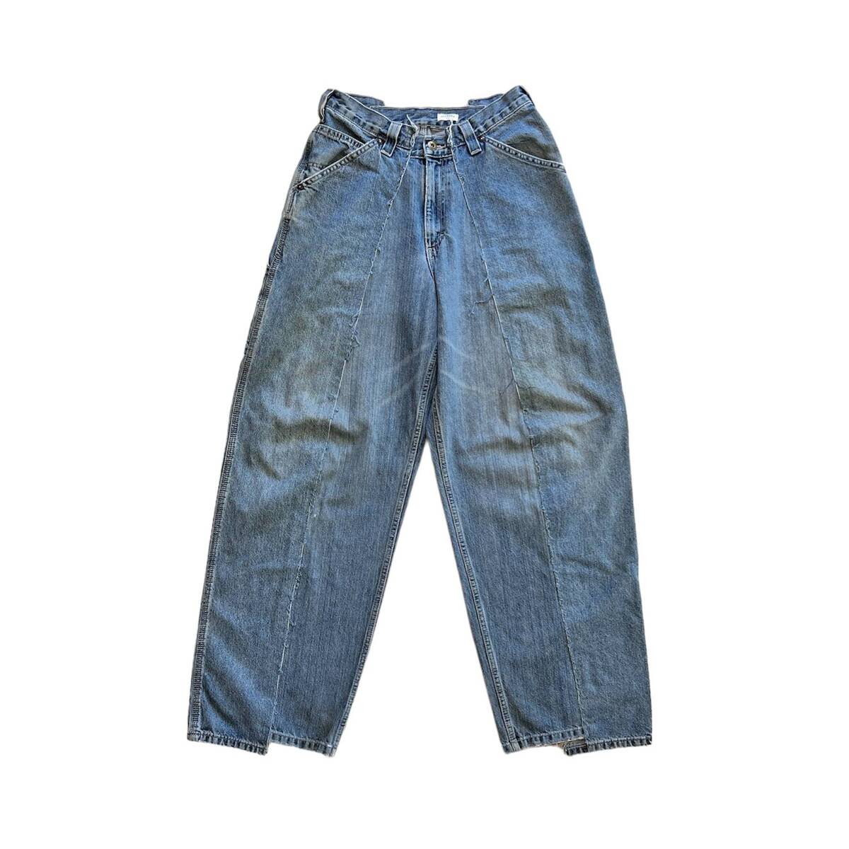 OLDPARK baggy painter pants blue-S  1