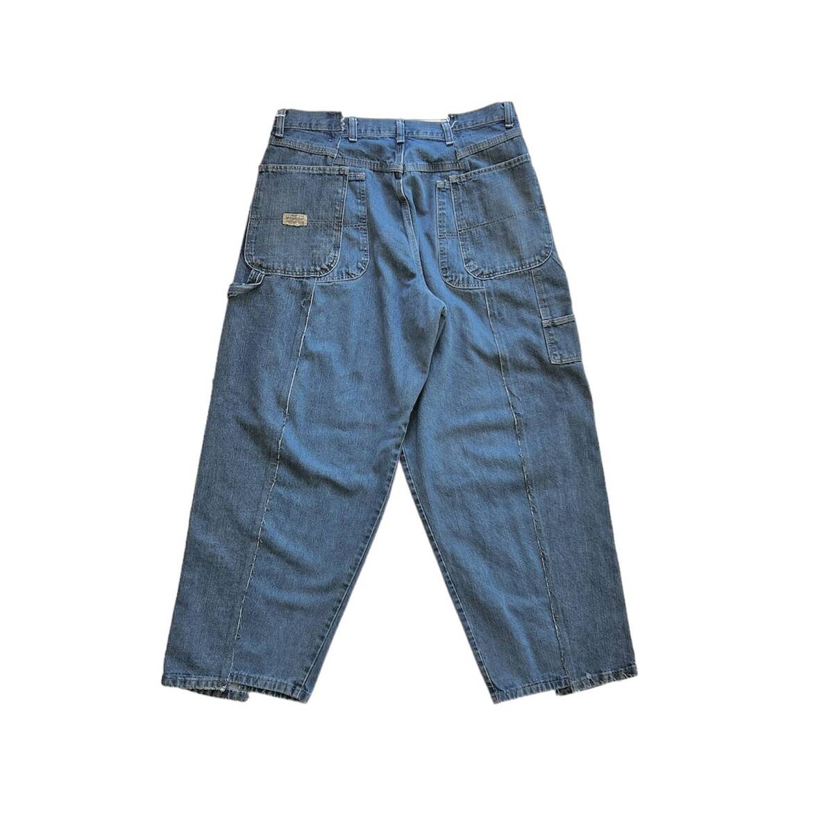 OLDPARK baggy painter pants blue-L - 画像2枚目