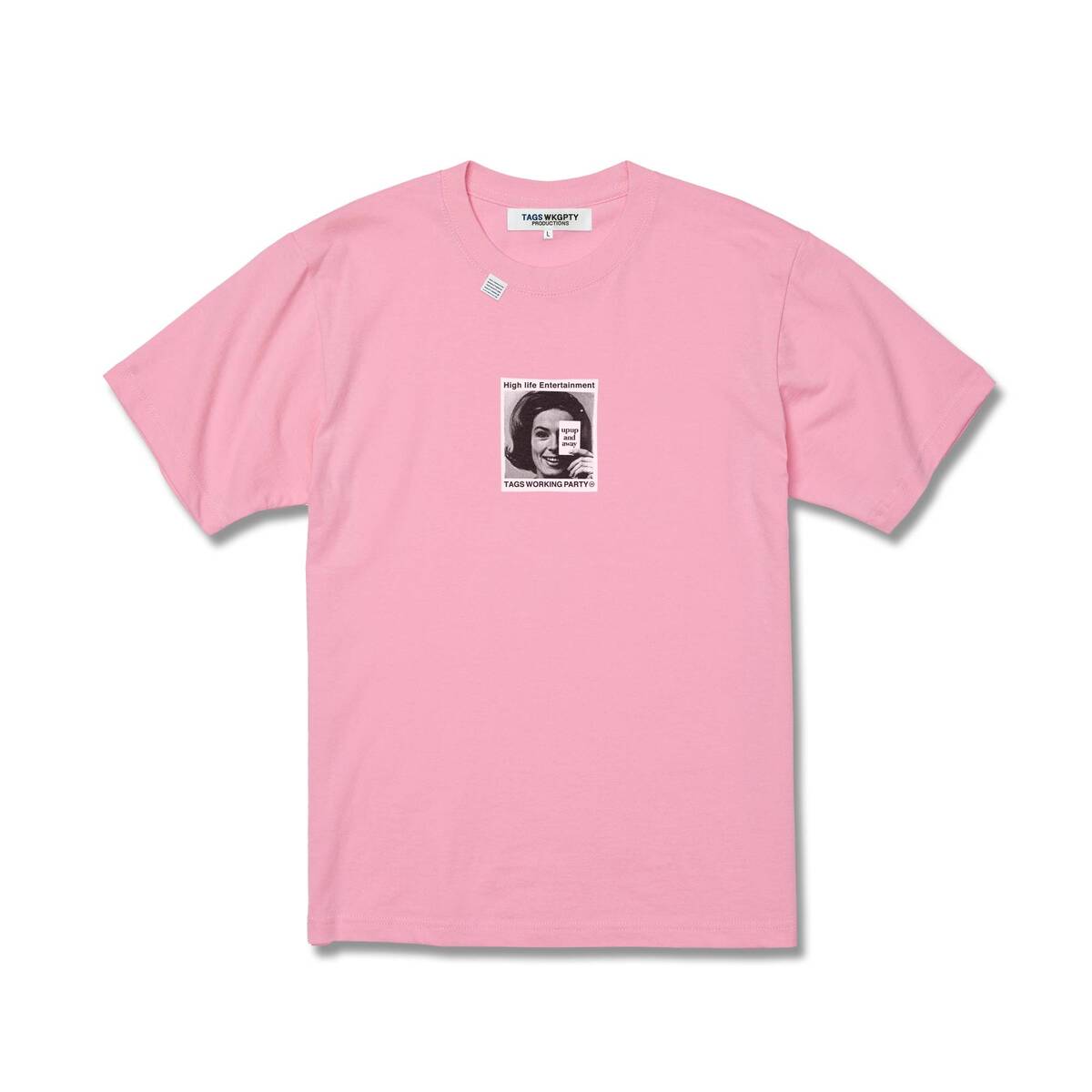 TAGS WKGPTY High life Tee -pink - 画像1枚目