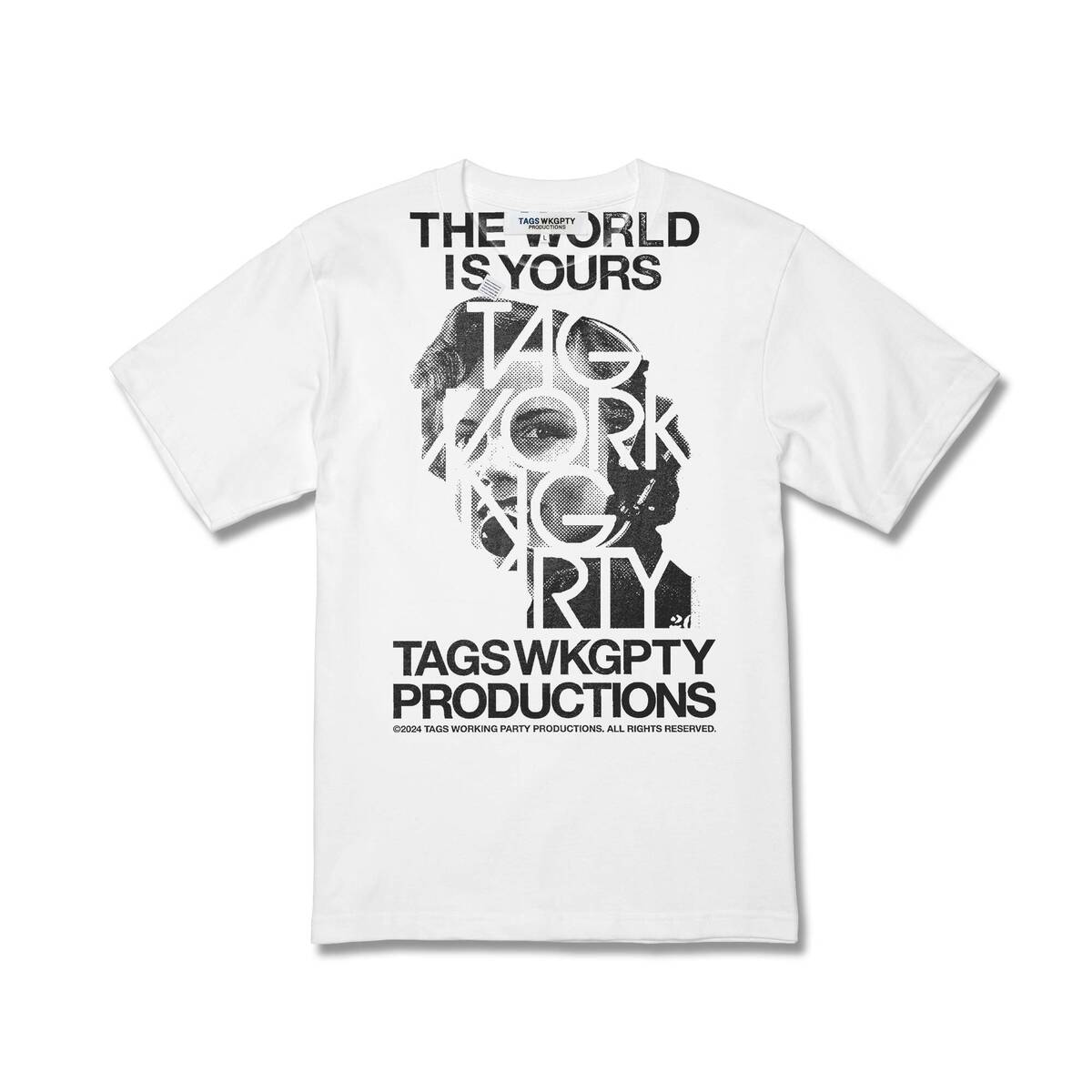 TAGS WKGPTY World is yours monochrome Tee 1