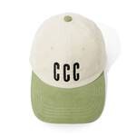 CITY COUNTRY CITY Embroidered Logo Corduroy Cap -ivory/od 2