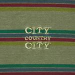 CITY COUNTRY CITY embroidered logo overdye border L/S T-Shirts od 2