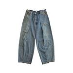 OLDPARK 4 tuck jeans blue -L 4